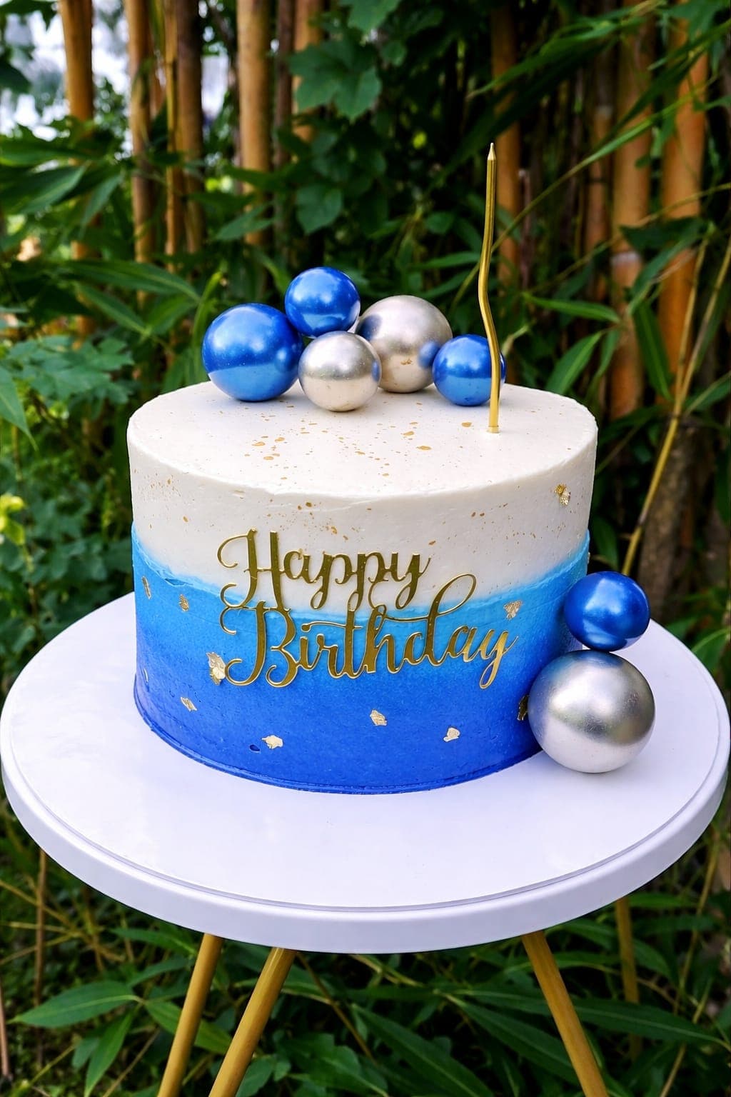 Playful customized butter cake for a young boy
